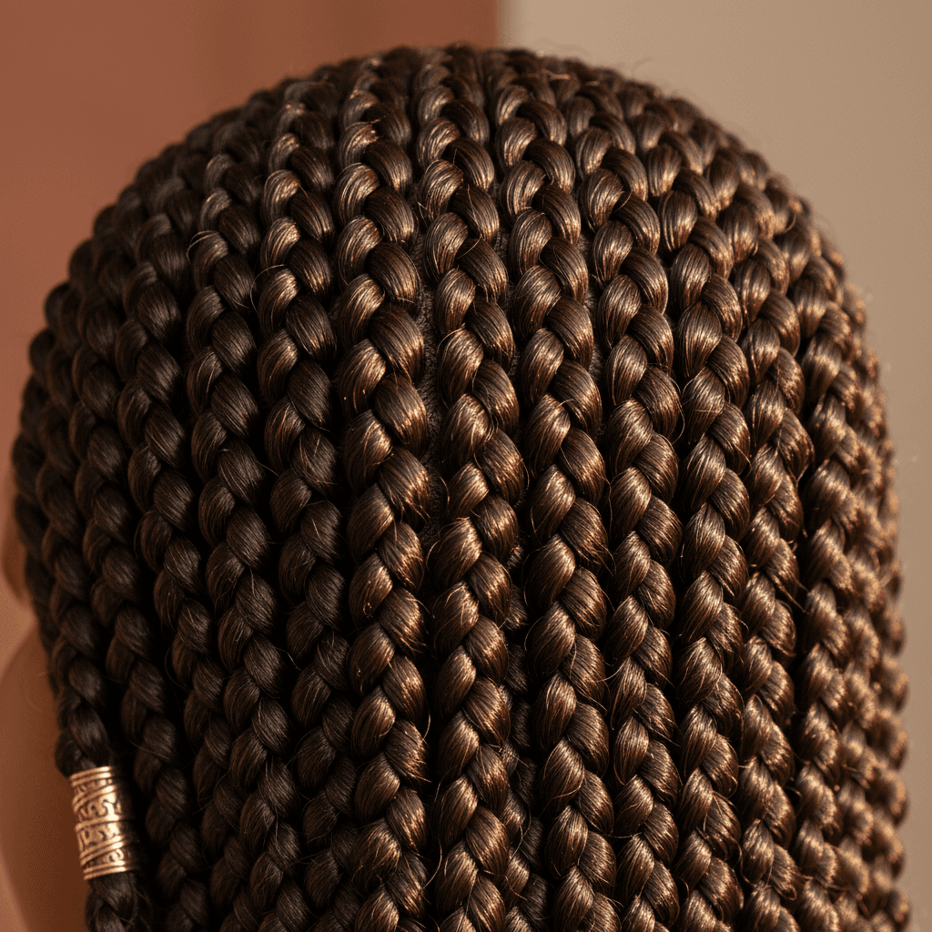 Detailed protective braiding craftsmanship